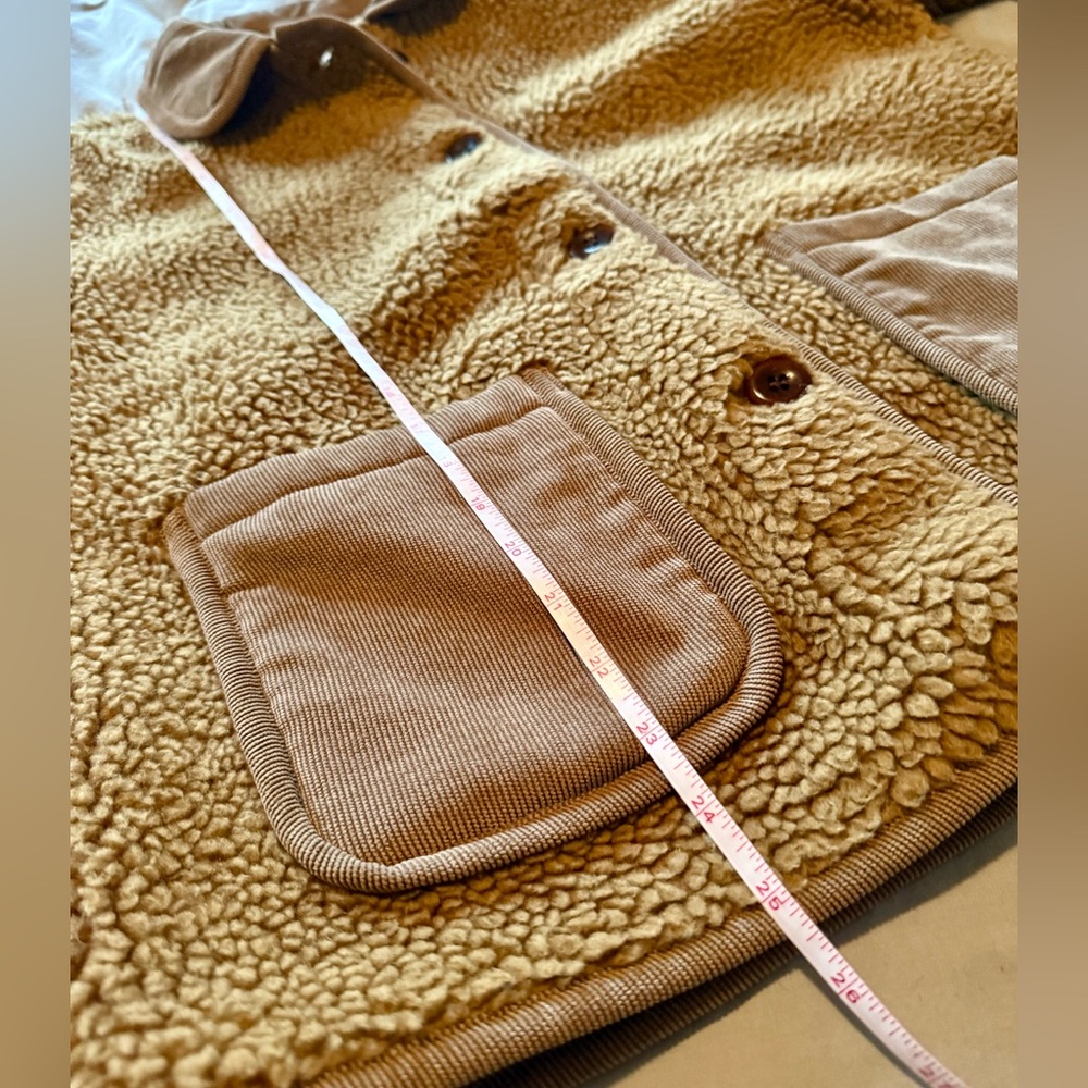 Alex Mill Brown Sherpa Chore Jacket - Picture 8 of 9